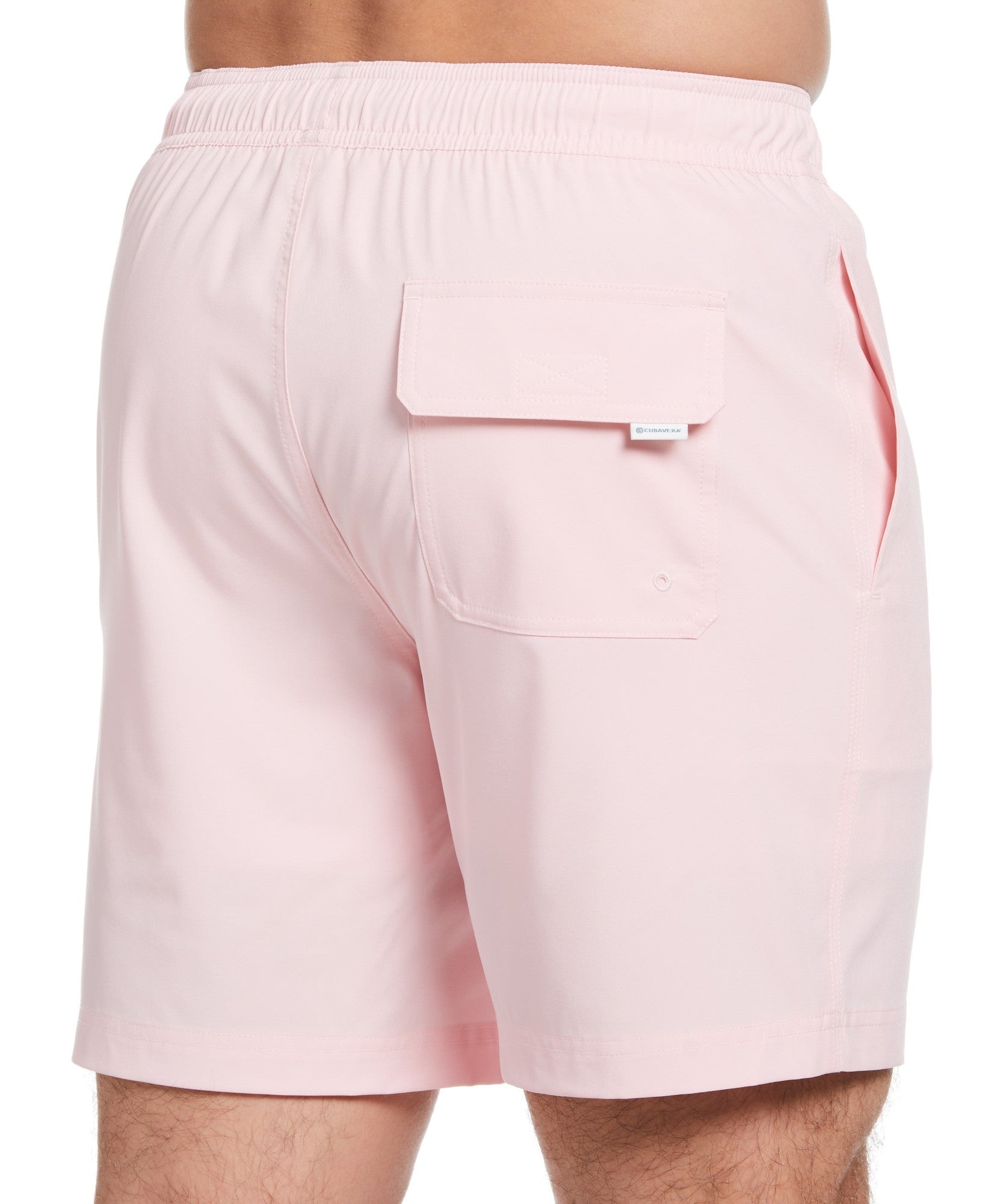 Cubavera Men's Solid 7" Swim Trunks Shadow Pink 2XL