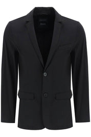 Herno Laminar Mens Stretch Sport Coat Blazer EU 52R US 42R Black