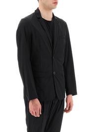 Herno Laminar Mens Stretch Sport Coat Blazer EU 52R US 42R Black