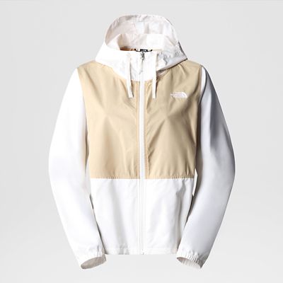 The North Face Women Raincoat Coat XL White Solid