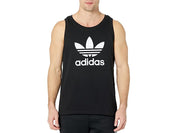 Adidas Men's Classic Trefoil Sleeveless Tank Top Shirt Black White XXL