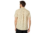 The North Face Men's Short Sleeve Button Down Shirt Bird Watcher Print Medium