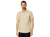 The North Face Men's Short Sleeve Button Down Shirt Bird Watcher Print Medium