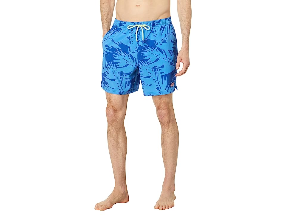 Vineyard Vines Mens Printed Chappy Trunks Breezy Palm Maritime Blue Large