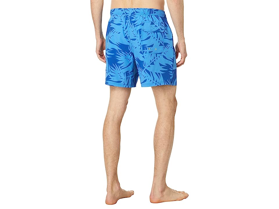 Vineyard Vines Mens Printed Chappy Trunks Breezy Palm Maritime Blue Large