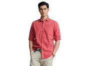 Polo Ralph Lauren Classic Fit Mens Long Sleeve Garment Dyed Oxford Shirt Red XL