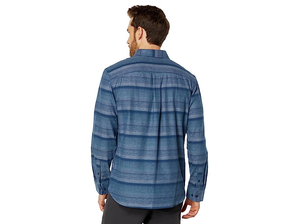 The North Face Mens Arroyo Lightweight Flannel Button Down Shirt Blue Large