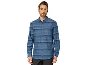 The North Face Mens Arroyo Lightweight Flannel Button Down Shirt Blue Large