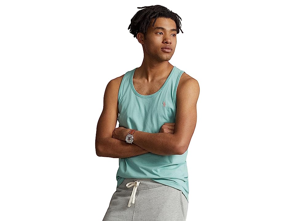 Polo Ralph Lauren Washed Jersey Tank Top Shirt Essex Green 2XL