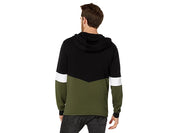 Karl Lagerfeld Paris Men's Colorblock Hoodie Green Xl