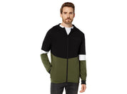 Karl Lagerfeld Paris Men's Colorblock Hoodie Green Xl