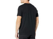 The North Face Mens Standard Fit Cotton Short Sleeve T Shirt Black Yellow Small