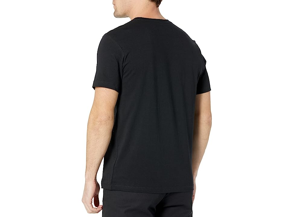 The North Face Mens Brand Proud Short Sleeve T Shirt TNF Black Yellow 2XL