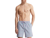 Polo Ralph Lauren Men's Cotton Woven 6 Inch Pajama Shorts Blue Plaid Medium