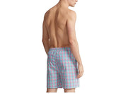 Polo Ralph Lauren Men's Cotton Woven 6 Inch Pajama Shorts Blue Plaid Medium
