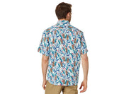 Tommy Bahama Mens Nan-Tiki Short Sleeve Button Down Shirt Blue 3XL
