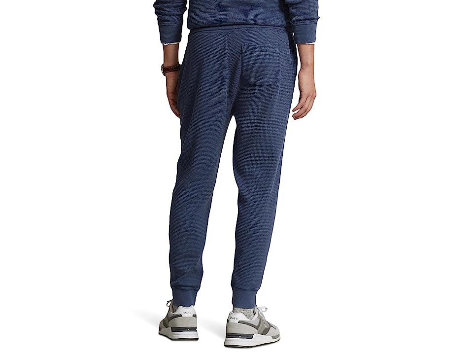 Polo Ralph Lauren Men's Waffle-Knit Jogger Pants Blue Medium