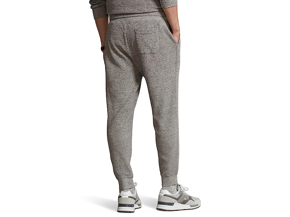 Polo Ralph Lauren Mens Waffle-Knit Jogger Pants Grey Small