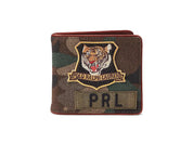 Polo Ralph Lauren Mens Tiger Patch Billfold Wallet Camo Green
