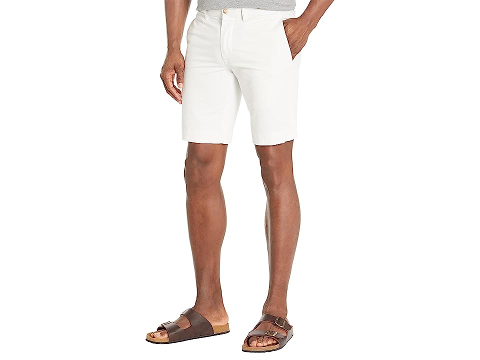 Polo Ralph Lauren Men's 9.5 Inch Stretch Slim Fit Shorts Deckwash White 38