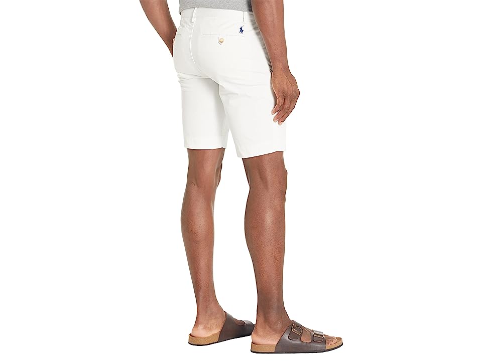 Polo Ralph Lauren Men's 9.5 Inch Stretch Slim Fit Shorts Deckwash White 38