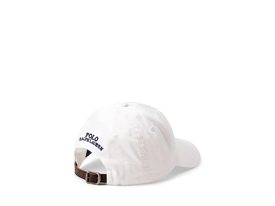 Polo Ralph Lauren Mens Rugby Shirt Twill Ball Cap Baseball Hat White