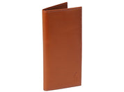 Polo Ralph Lauren Men's Burnished Leather Narrow Wallet - Brown