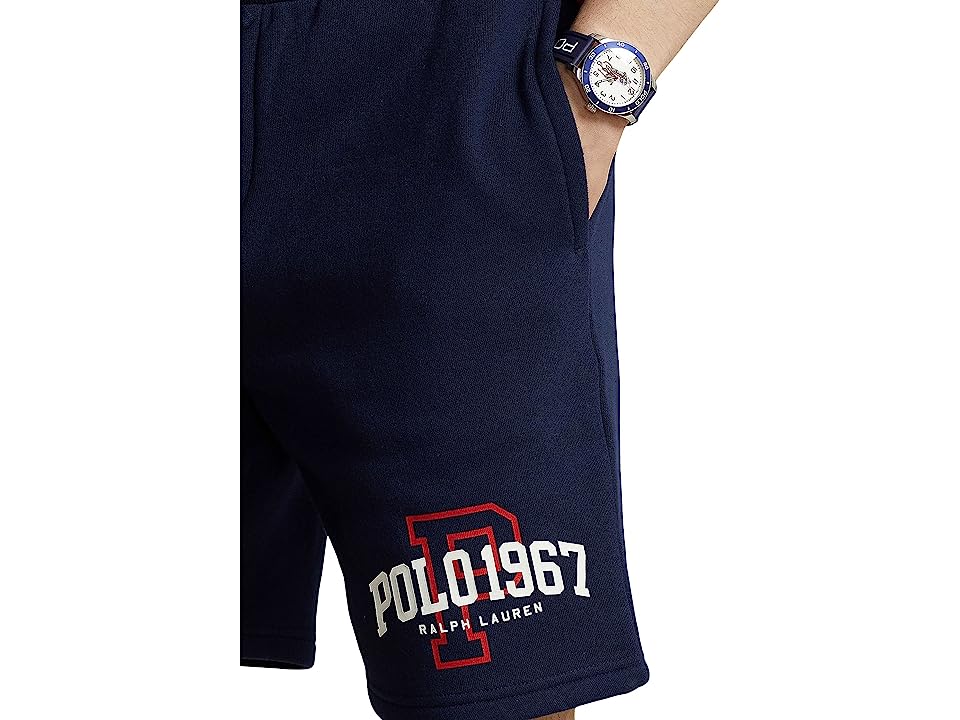 Polo Ralph Lauren Men's 8" Inch Logo Fleece Shorts Cruise Navy 2XL