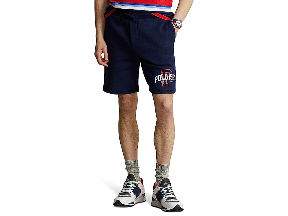 Polo Ralph Lauren Men's 8" Inch Logo Fleece Shorts Cruise Navy 2XL