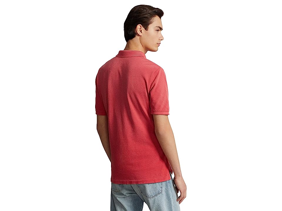Polo Ralph Lauren Men's Classic Fit Embroidered Mesh Polo Shirt Red 2XL
