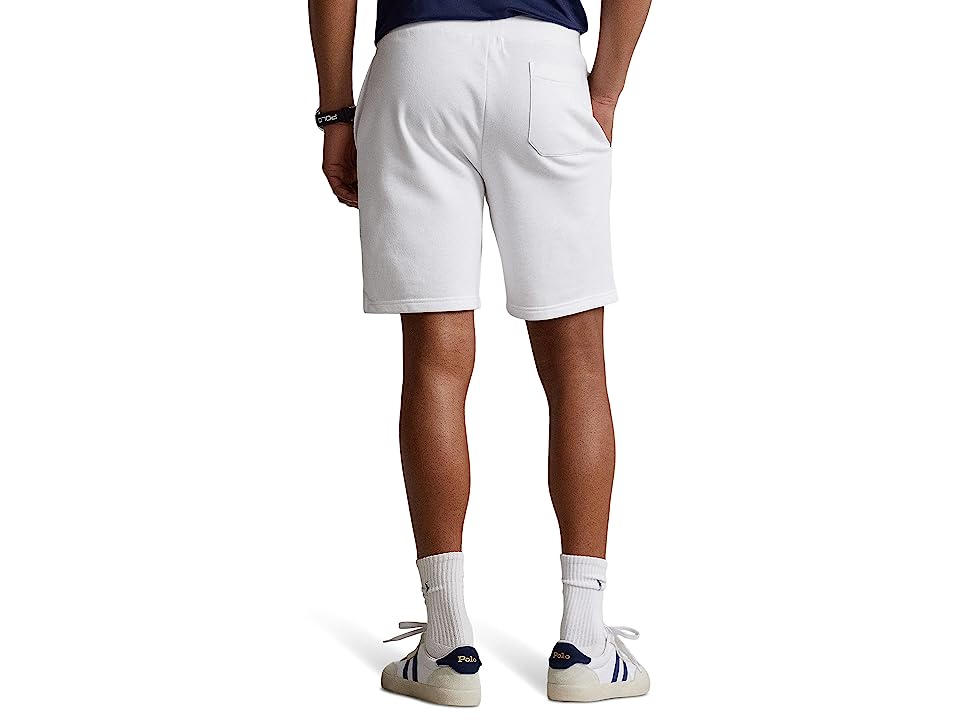Polo Ralph Lauren Men's Fleece Triple Pony Athletic Shorts White Small