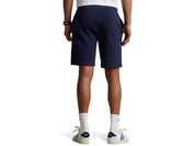 Polo Ralph Lauren Mens 8.5 Inch Triple Pony Fleece Shorts Navy Blue Small