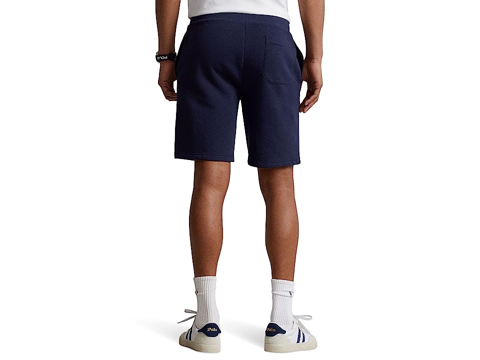 Polo Ralph Lauren Mens 8.5 Triple Pony Fleece Shorts Navy Blue Small