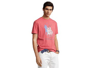 Polo Ralph Lauren Men's Classic Fit Big Pony Jersey Short Sleeve T Shirt Red 2XL