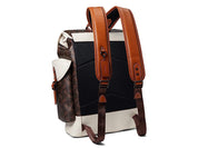 COACH Hitch Backpack ColorBlock Horse and Carriage Truffle Chalk Backpack Bags