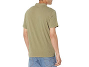John Varvatos Mens Victor Short Sleeve Polo Shirt Green Medium