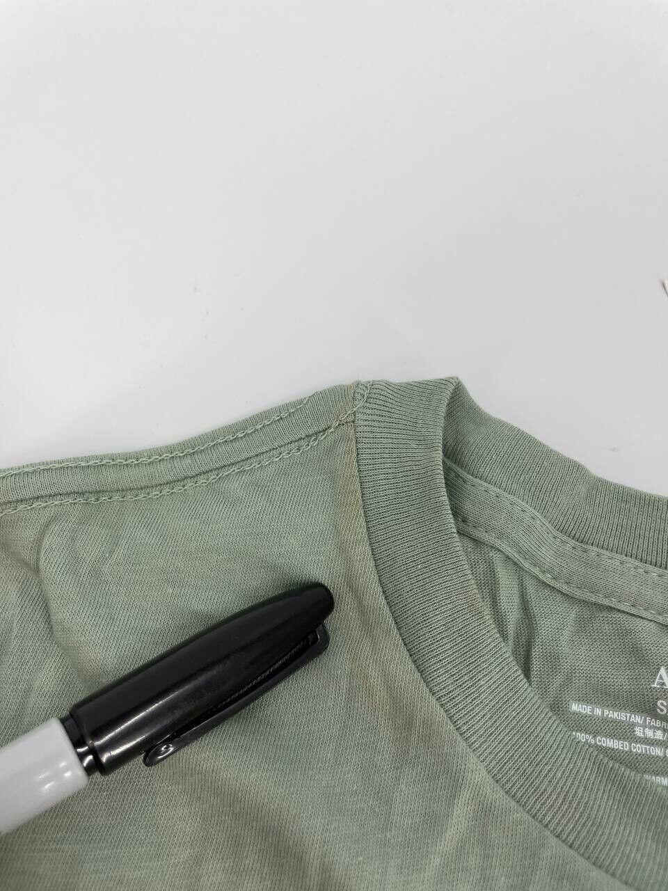 Alfani Men's Green Cotton Crewneck Tshirt Size S