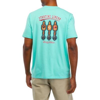 Tommy Bahama Men's Starting Lineup Graphic Short Sleeve T Shirt Green 2XL