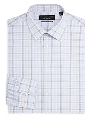 The Mens Store  Regular Fit Stretch Dress Shirt Purple 15 32 33