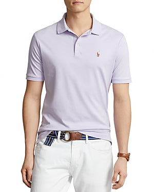 Polo Ralph Lauren Mens Classic Fit Short Sleeve Polo Shirt Purple Small