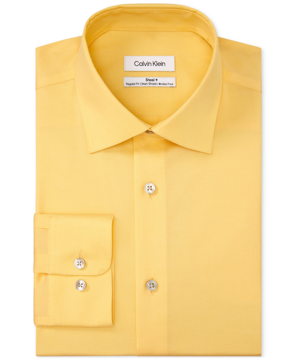 Calvin Klein Mens Slim fit Dress Shirt XL 17 in 36-37 Apricot Orange S – Bristol Apparel Co
