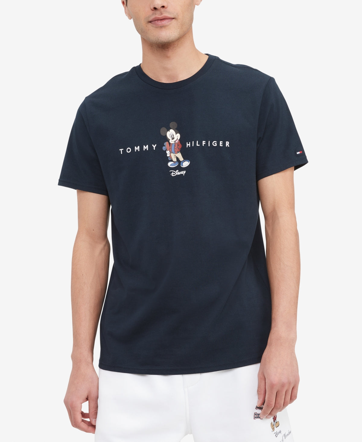 Tommy Hilfiger Men's Disney X Mickey Mouse Graphic T Shirt Desert Sky 2XL