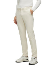 Hugo Boss Men Slim fit Casual Pants 46 / 31 White Solid