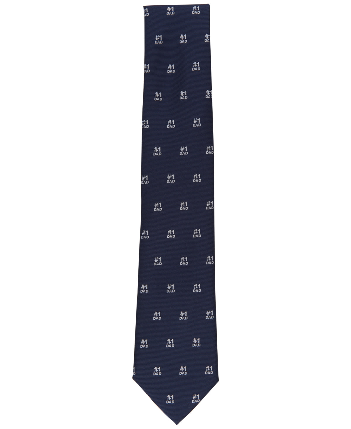 Club Room Men's Classic #1 Dad Father's Day Tie Blue Necktie