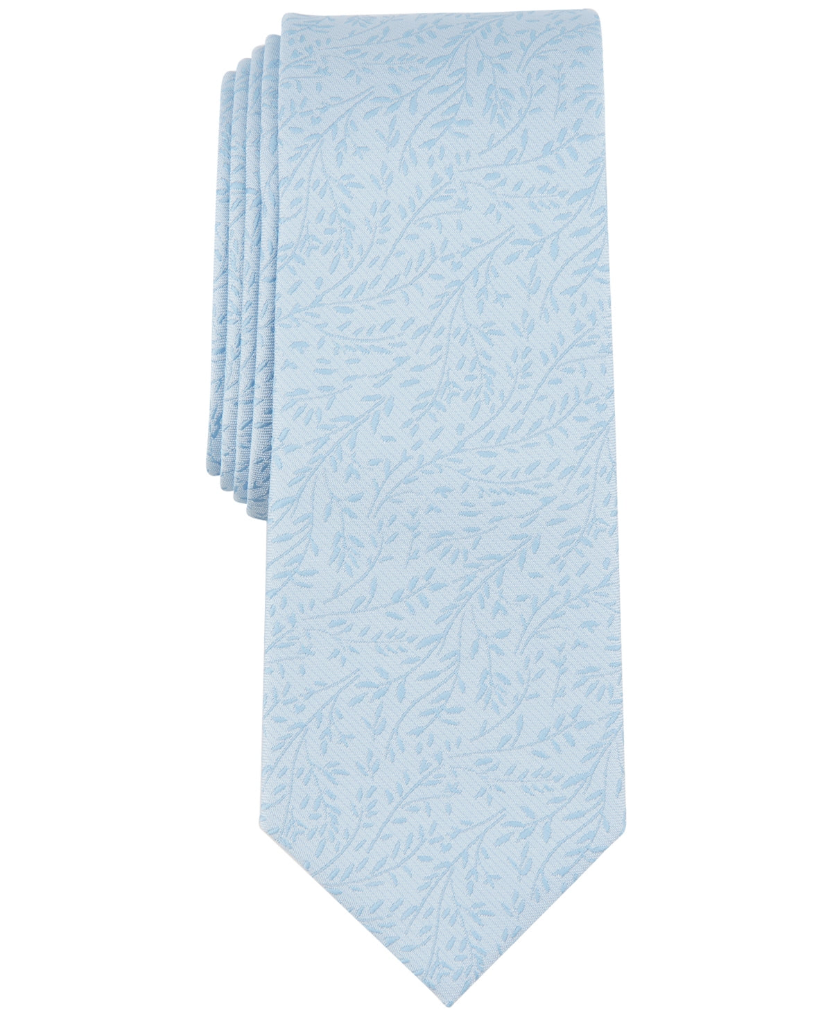 Bar Iii Men's Cassina Vine Tie Light  Blue Necktie