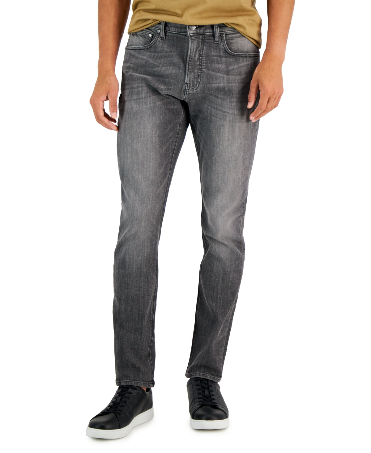 Michael Kors Men's Parker Slim Fit Stretch Jeans Stratford Grey 40 x 32