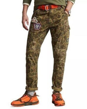 Polo Ralph Lauren Mens Rustic Canvas Cargo Pants Camo Brown 36 x 34