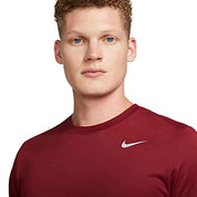 Nike Men's Dri Fit Legend Fitness Crewneck T Shirt Red  XL