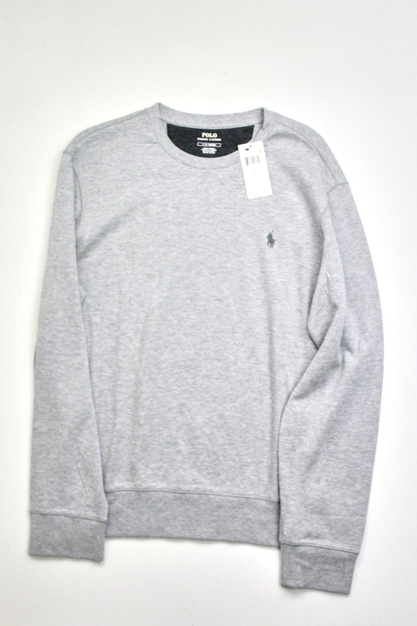 Polo Ralph Lauren Men's Crew Neck Pullover Sweatshirt Heather Grey Large