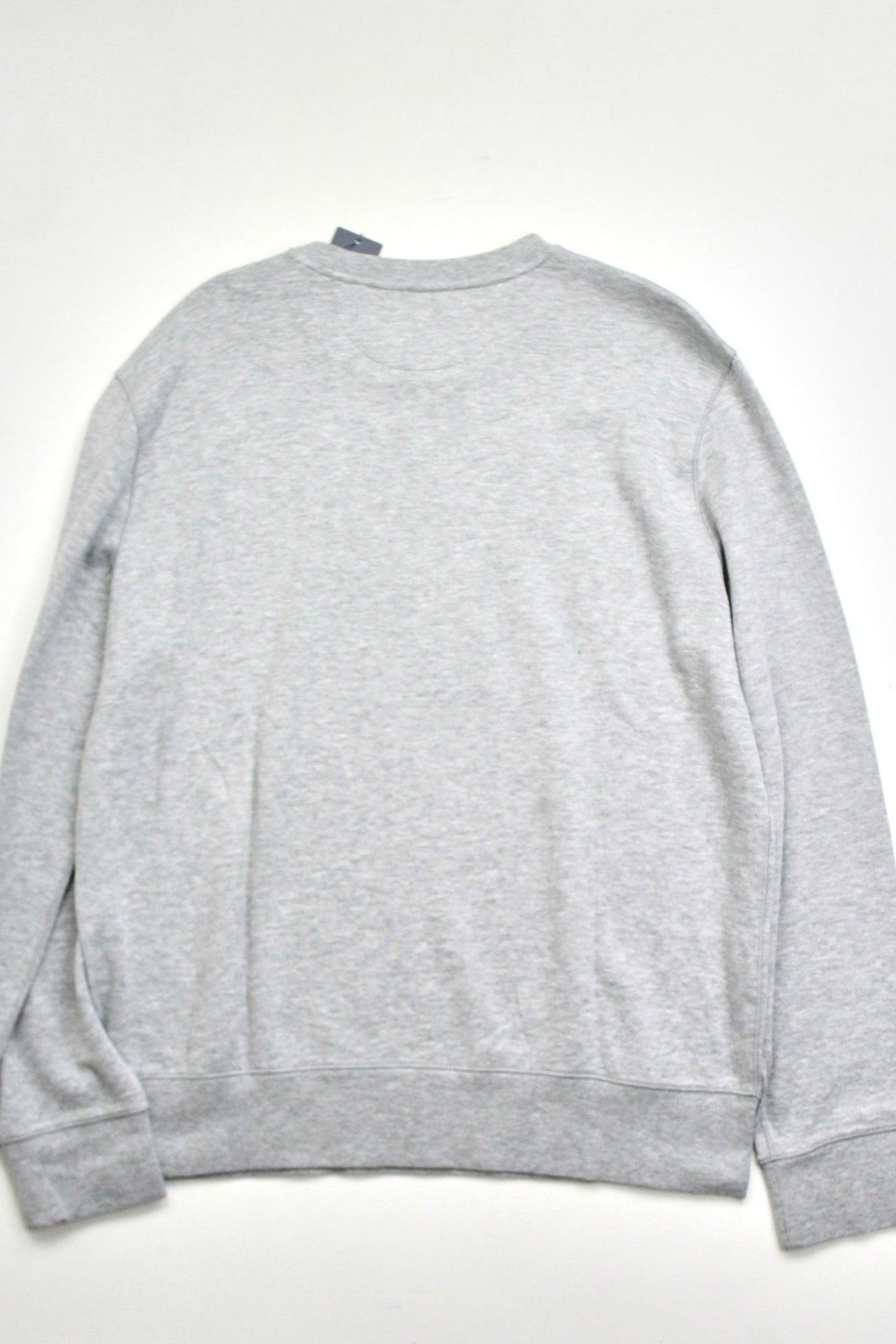 Polo Ralph Lauren Men's Crew Neck Pullover Sweatshirt Heather Grey Large